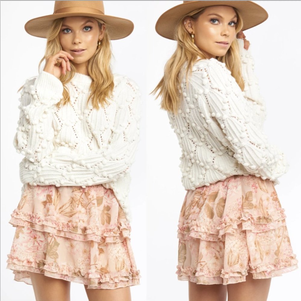 Show Me Your MuMu Shae Hydrangea Blooms Skirt